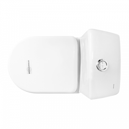 Унитаз Sanita Аттика люкс ATCSACC01060713 белый с бачком и стандартным сиденьем