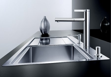 Смеситель для кухни Blanco Linee-S 517592 нержавеющая сталь