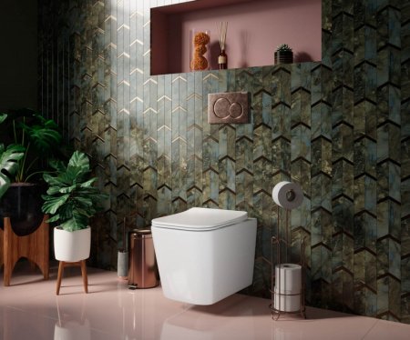 Унитаз подвесной Ceramica Nova Cubic CN1806 белый