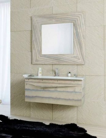 Зеркало Aqwella Папирус 100 Pap-w.02.10/LIGHT Светлое дерево