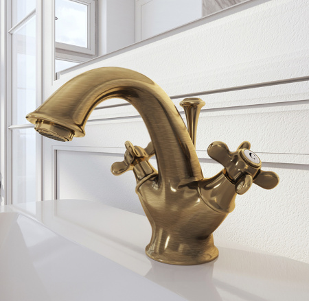 Смеситель для раковины Webert Ottocento OT700102065, бронза