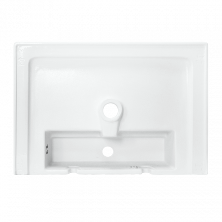 Раковина накладная 60см Sanita Luxe Novel NOV60SLWB01 белый