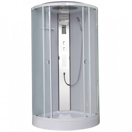 Душевая кабина Orans 1130000 100x100x220 профиль белый, стекло прозрачное