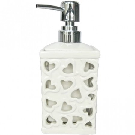 Дозатор жидкого мыла Fixsen Hapy A211-W-1 Белый Хром