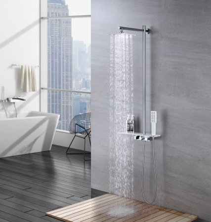 Душевая стойка Lemark Tropic LM7001C хром