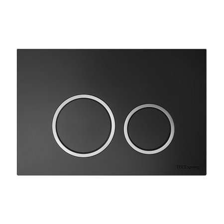 Готовое решение для подвесных унитазов TECE Spring R K955102 клавиша смыва черный матовый