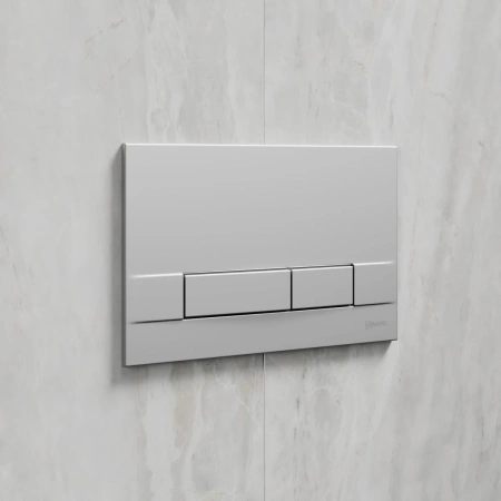 Кнопка смыва для унитазов Lemark BIT 9803007 хром матовый