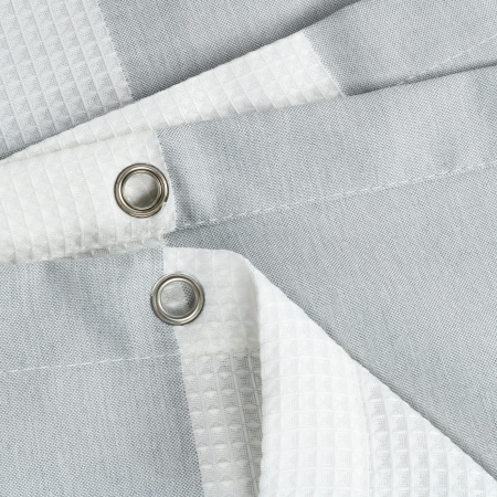 Шторка для ванной Fixsen Vafel, серая FX-5020K