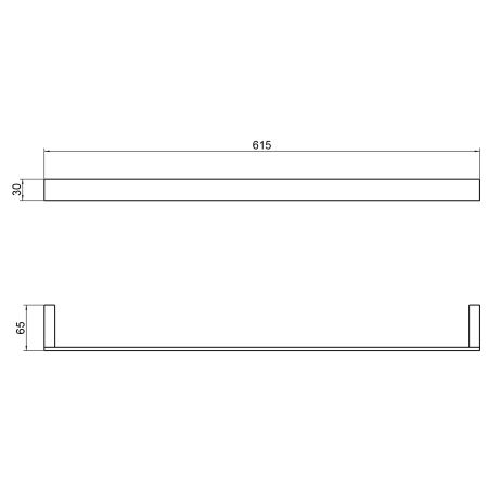 Полотенцедержатель 60см Timo Petruma 15253/00 хром