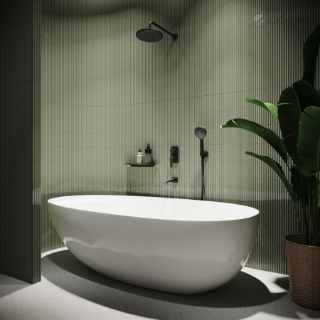 Встраиваемый смеситель с тремя выходами, черный матовый, Ray, IDDIS RAYBL00i68