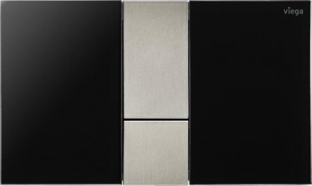 Кнопка смыва Viega Visign for Style 24 773328 черный/сталь