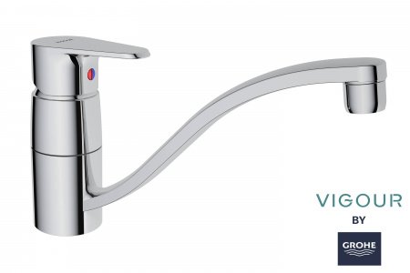 Смеситель для кухни Grohe Vigour Clivia 75141826 хром