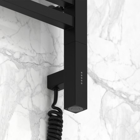 Полотенцесушитель электрический Сунержа Модус 3.0 80х30 черный матовый, правый ТЭН