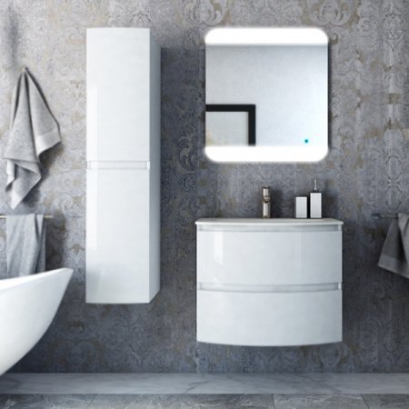 Тумба под раковину Cezares Vague 69 подвесная Bianco lucido