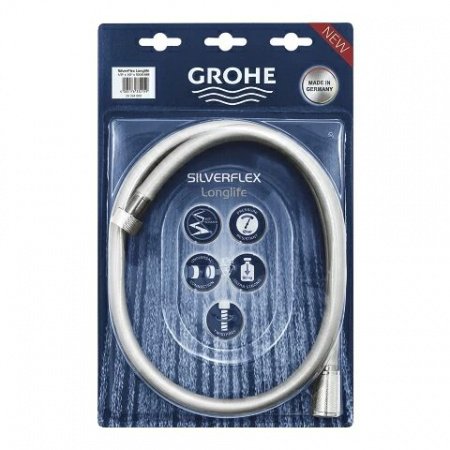 Душевой шланг Grohe Silverflex LongLife 100 26334000 Хром