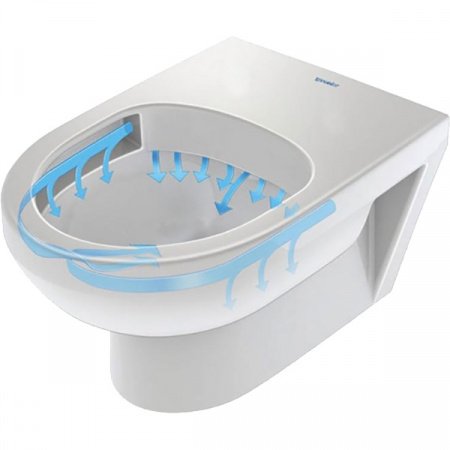 Унитаз подвесной безободковый Duravit Durastyle 45620900A1 с сиденьем микролифт