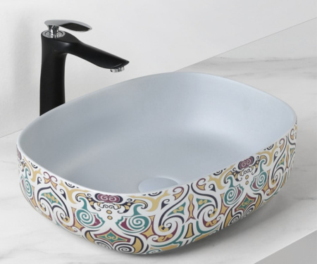 Раковина чаша Bronze de Luxe MURANO 4035, разноцветная