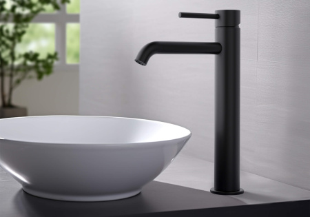 Смеситель для раковины Aquatek Европа AQ1304MB черный матовый