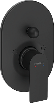 Смеситель для ванны с душем Hansgrohe Rebris E 72459670 черный матовый