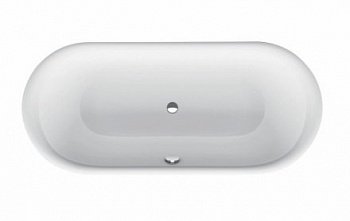 Стальная ванна Bette Oval 3467 190x90 встраиваемая, с покрытиями Glaze Plus анти-слип
