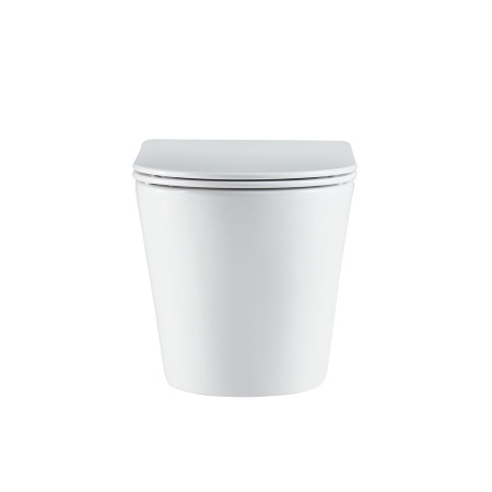 Унитаз подвесной безободковый Vincea Piatti VT1-11T белый, с сиденьем микролифт