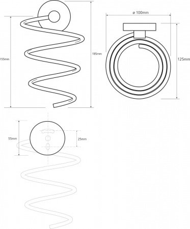 Держатель для фена Bemeta Omega 104117022 Хром