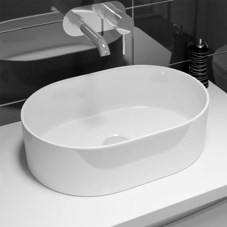 Раковина накладная 46см Point Виктория PN43062 белый