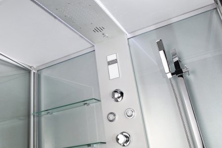 Душевая кабина Timo Lux TL-1506 167x90x220 профиль хром глянцевый, стекло прозрачное