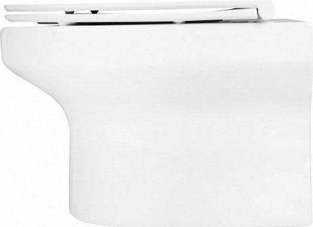 Унитаз c инсталляцией Jacob Delafon Elite E21742RU-00 сиденье тонкое микролифт, клавиша хром