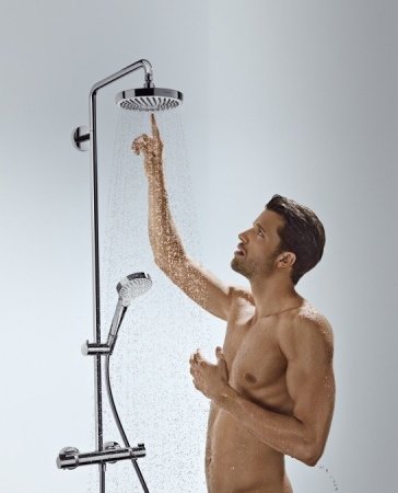 Душевая стойка Hansgrohe Croma Select S 27254400 хром;белый