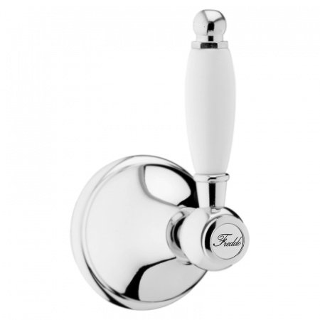 Переключатель потоков Webert Dorian AC0395 для душа Хром Белый