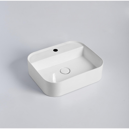 Раковина накладная 55см Point Меркурий PN43833 белый