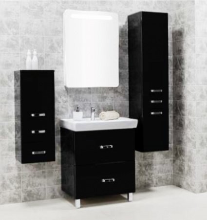 Тумба под раковину Акватон Америна 70 Н 1A169301AM010 белая глянцевая