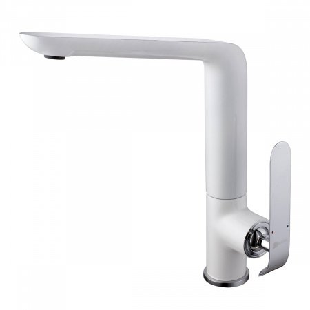 Смеситель для кухни Lemark Melange LM4905CW хром/белый
