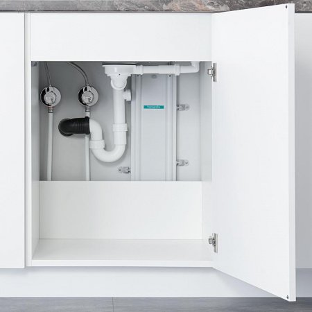 Смеситель для кухни Hansgrohe Metris Select M71 73816800 нержавеющая сталь