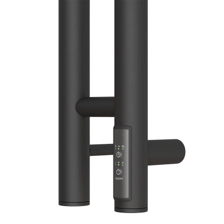 Полотенцесушитель электрический Point Деметра PN12812B П3 80x1200, диммер справа, черный