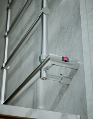 Полотенцесушитель электрический Margaroli Sole 542-6 5424706CRNB 1020х570 хром