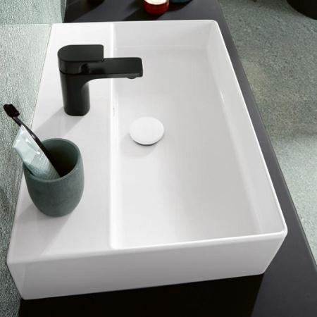 Раковина накладная 60см Villeroy & Boch Memento 2.0 4A226LR1 белый с покрытием CeramicPlus