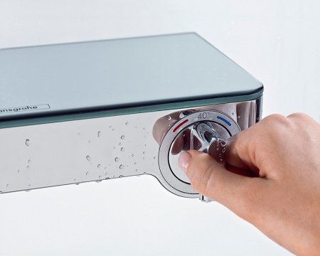 Смеситель для душа Hansgrohe Ecostat Select 13171000 с термостатом Хром