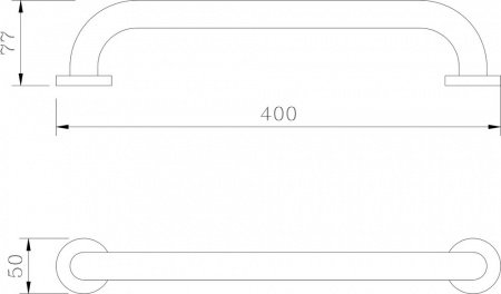 Поручень для ванны Rush Bianki BI76911 Хром