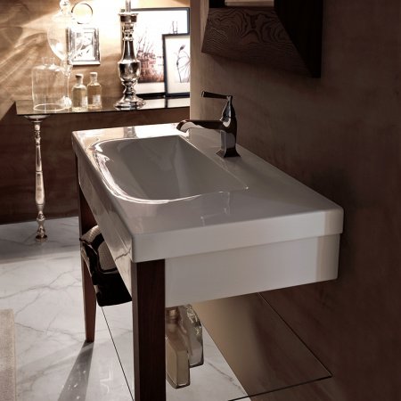 Раковина-консоль Kerasan Bentley 120 3932 Белая