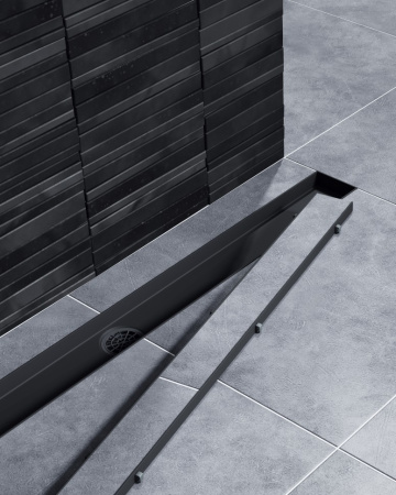 Душевой лоток (двухсторонняя решетка) TIMO Drain System DS230207/03, черный