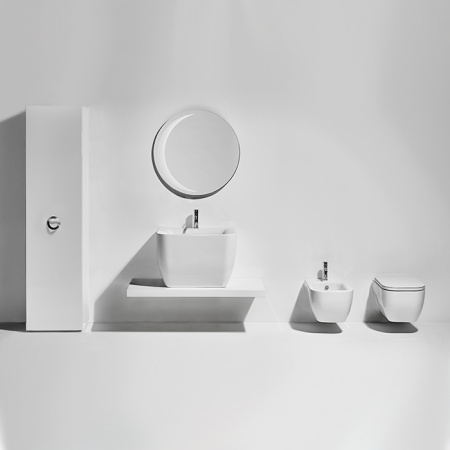 Унитаз подвесной безободковый Simas Henges BB18 белый