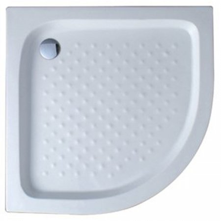 Душевой уголок Cezares Pratico R-2 80x80 профиль Хром стекло прозрачное