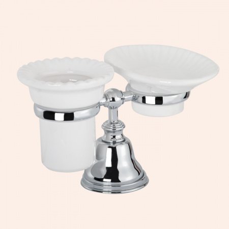 Стакан с мыльницей TW Harmony TWHA141 Хром