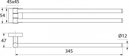 Держатель для полотенец Iddis Edifice EDISBR0i49 Хром