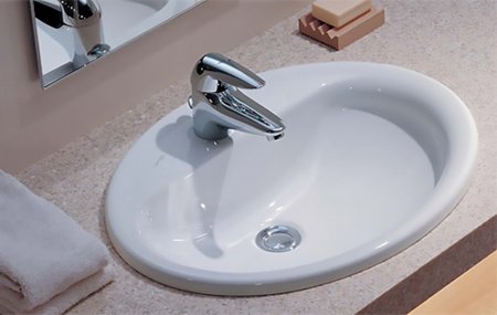 Раковина Jacob Delafon Odeon E4155 встраиваемая