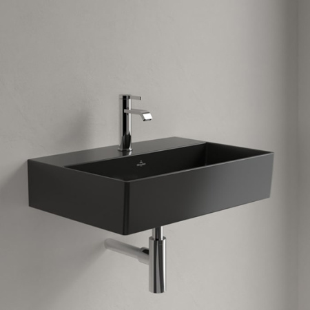 Раковина накладная 60см Villeroy & Boch Memento 2.0 4A226LR7 черный матовый