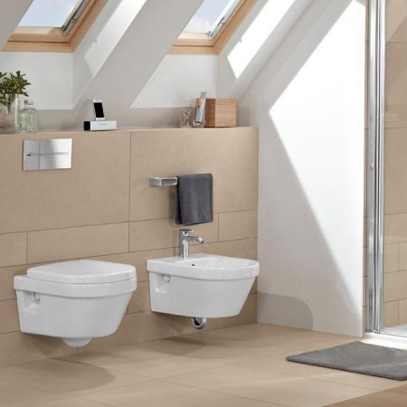 Унитаз Villeroy&Boch Architectura Plus 4687HR01 подвесной с сиденьем Soft Close