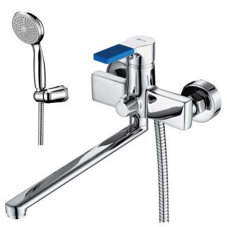 Смеситель для ванны с душем Lemark Aura LM0651C хром